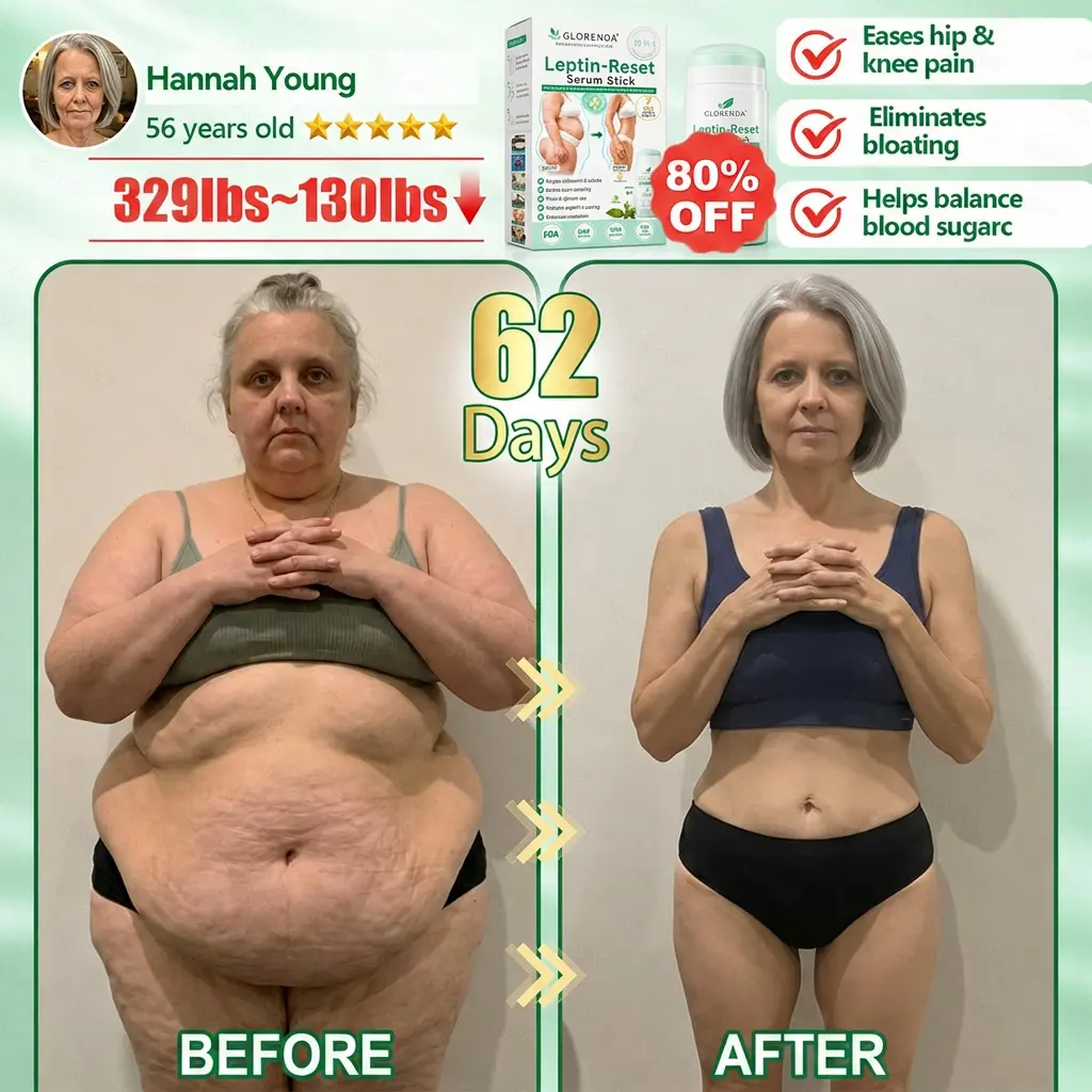 GLORENDA 18-in-1 Leptin-Reset Serum Stick Targeted Metabolic Reset & Body Contouring Balm · Painless & Non-Invasive