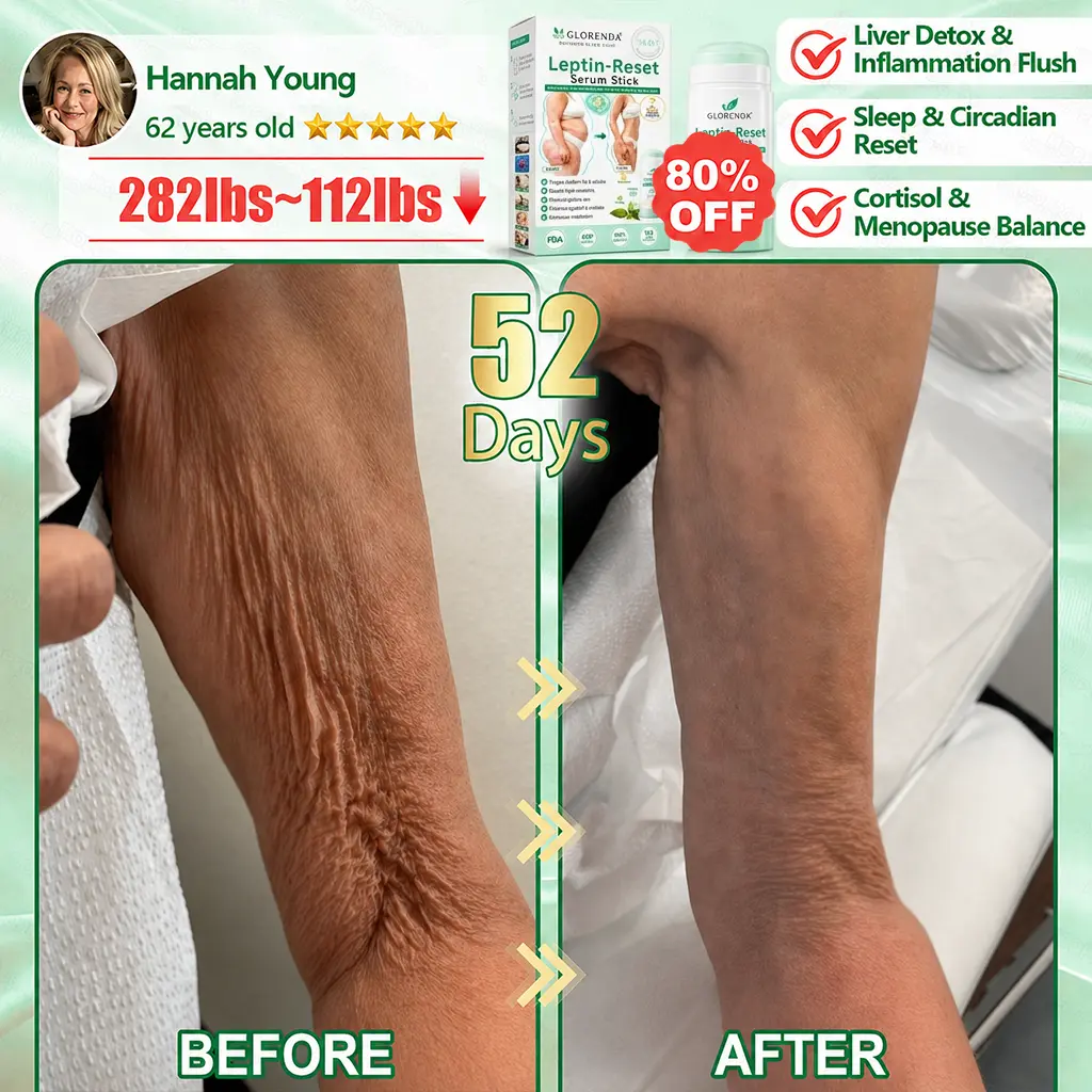 GLORENDA 18-in-1 Leptin-Reset Serum Stick Targeted Metabolic Reset & Body Contouring Balm · Painless & Non-Invasive